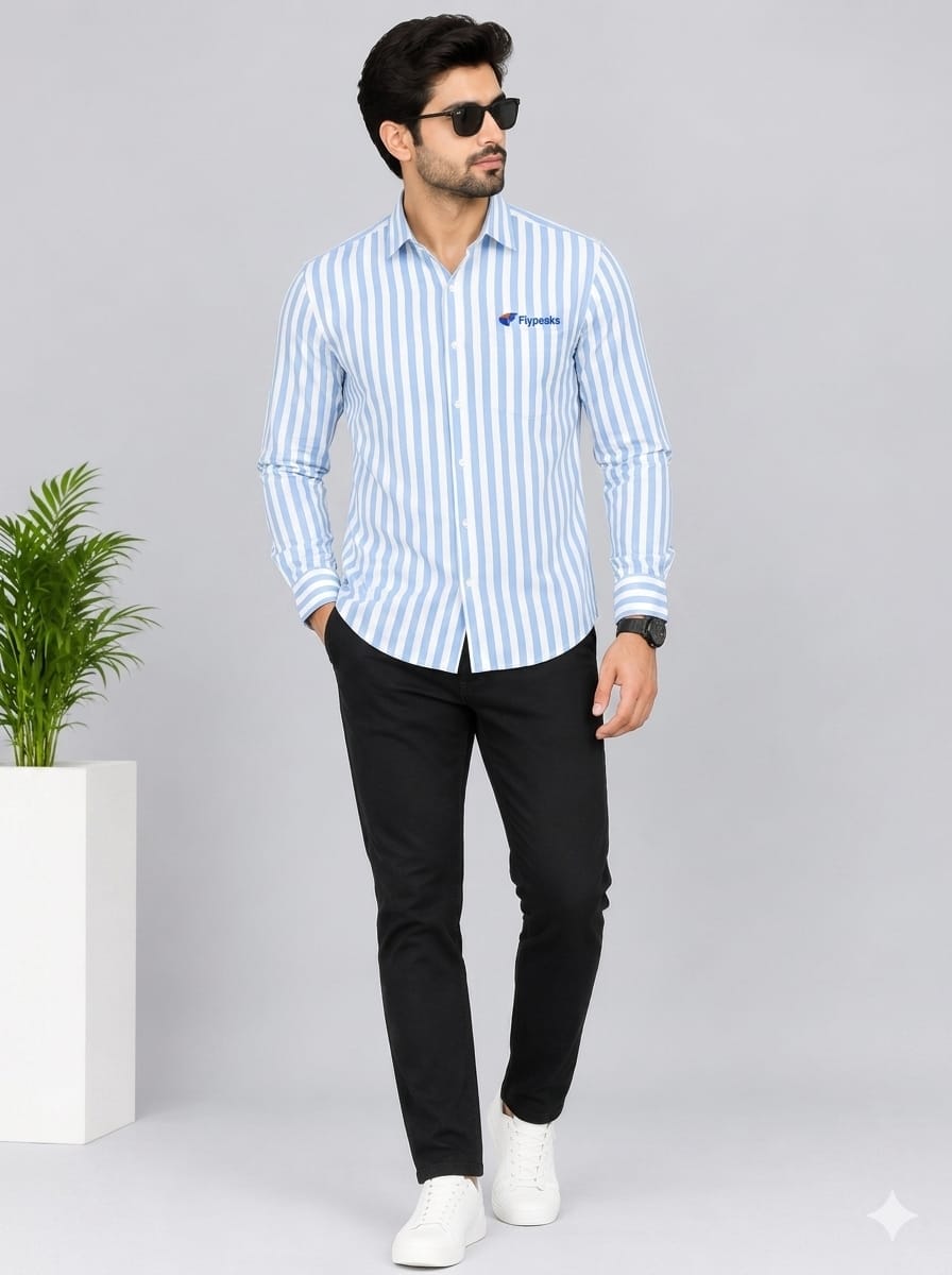 Skey Blue Line Shirt