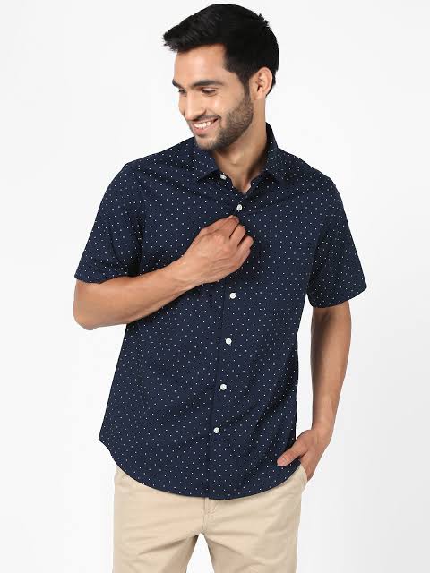 Blue Half Shirt