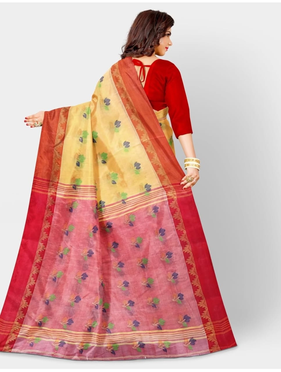 Rich Brder Pallu Saree