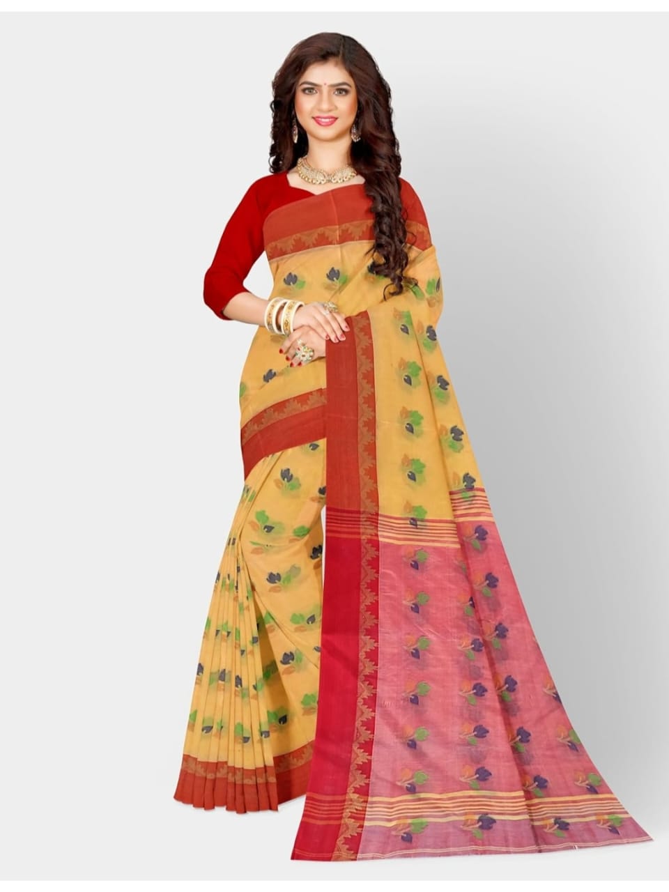 Rich Brder Pallu Saree