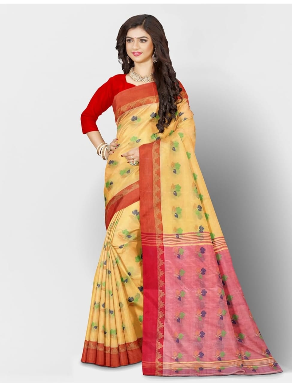 Rich Brder Pallu Saree